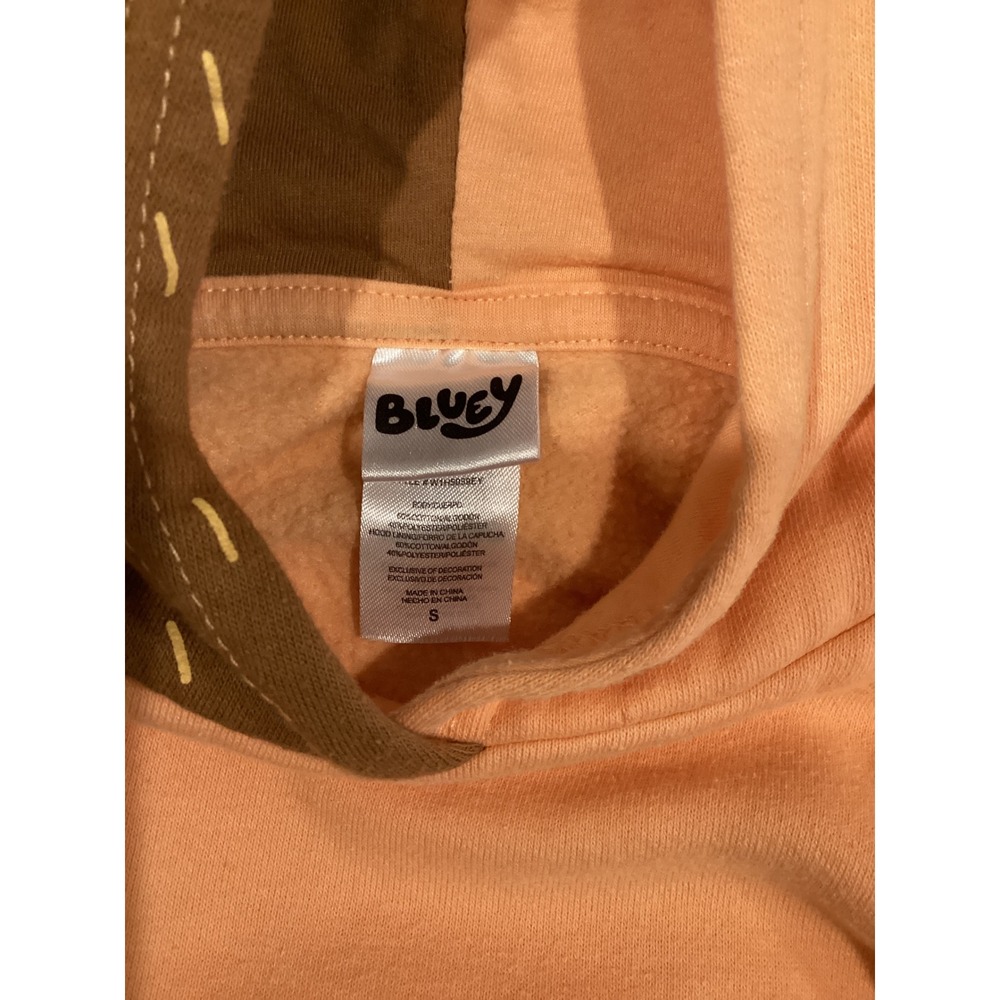 Bluey Chilli Wackadoo Costume Hoodie Womens S Orange Cartoon Character Cosplay - Picture 6 of 6